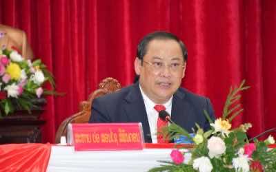 ທ່ານ ສອນໄຊ ສີພັນດອນ, ຮອງນາຍົກລັດຖະມົນຕີ, ລັດຖະມົນຕີ ກຜທ ເຂົ້າຮ່ວມກອງປະຊຸມໃຫຍ່ຜູ້ແທນອົງຄະນະພັກ ແຂວງໄຊຍະບູລີ ຄັ້ງທີ VII