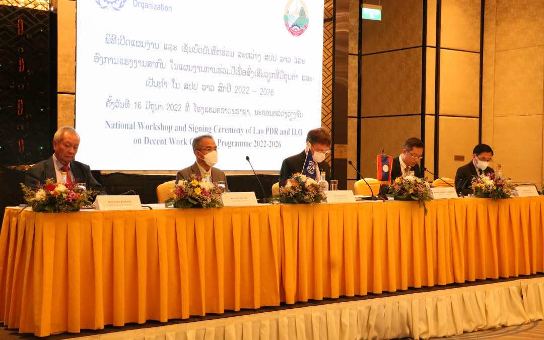 ILO and Lao PDR continue efforts to ensure decent and productive work for all