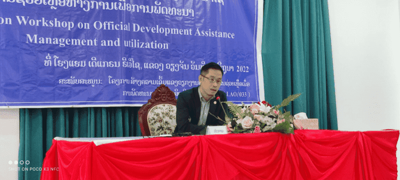 Dissemination Workshop on official Development Assistance Management and Utilization